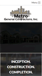 Mobile Screenshot of metrogeneralcontractorsinc.com
